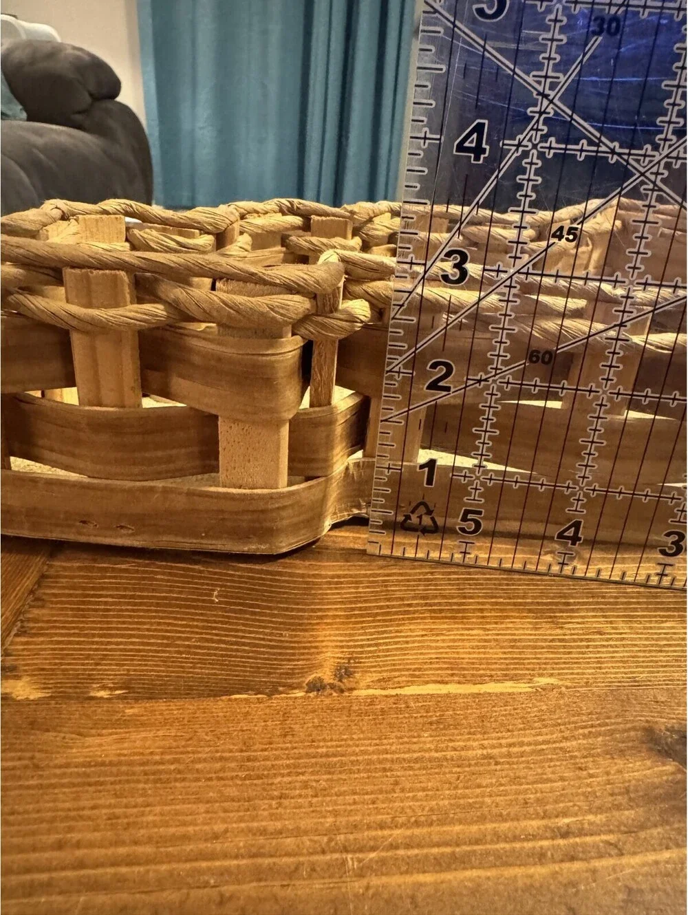 Kentucky Basket Display Cork Bottom 16 inches long, 3 inches tall